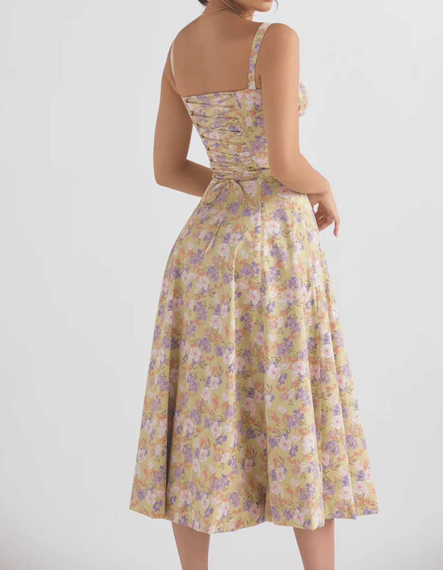 Bianca Milkmaid Midi Dress