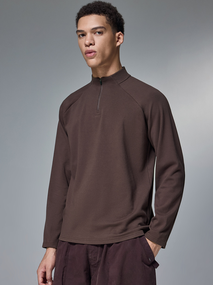 Double-sided Fleece Half-Zip Jumper