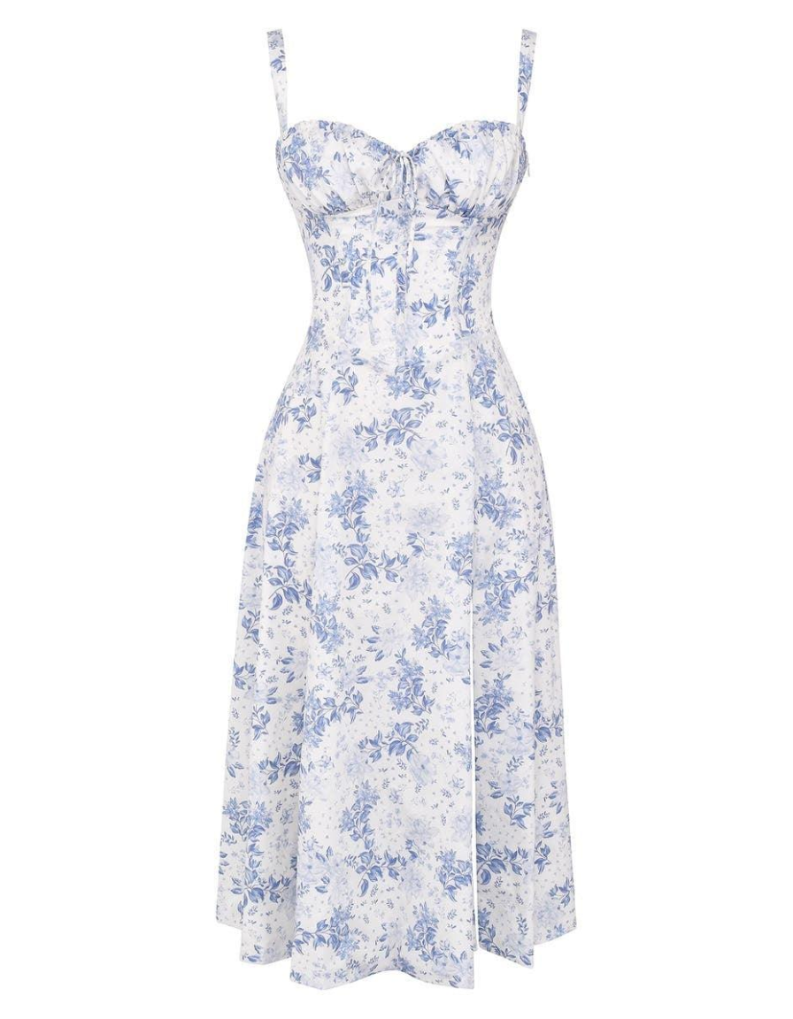 Bianca Milkmaid Midi Dress