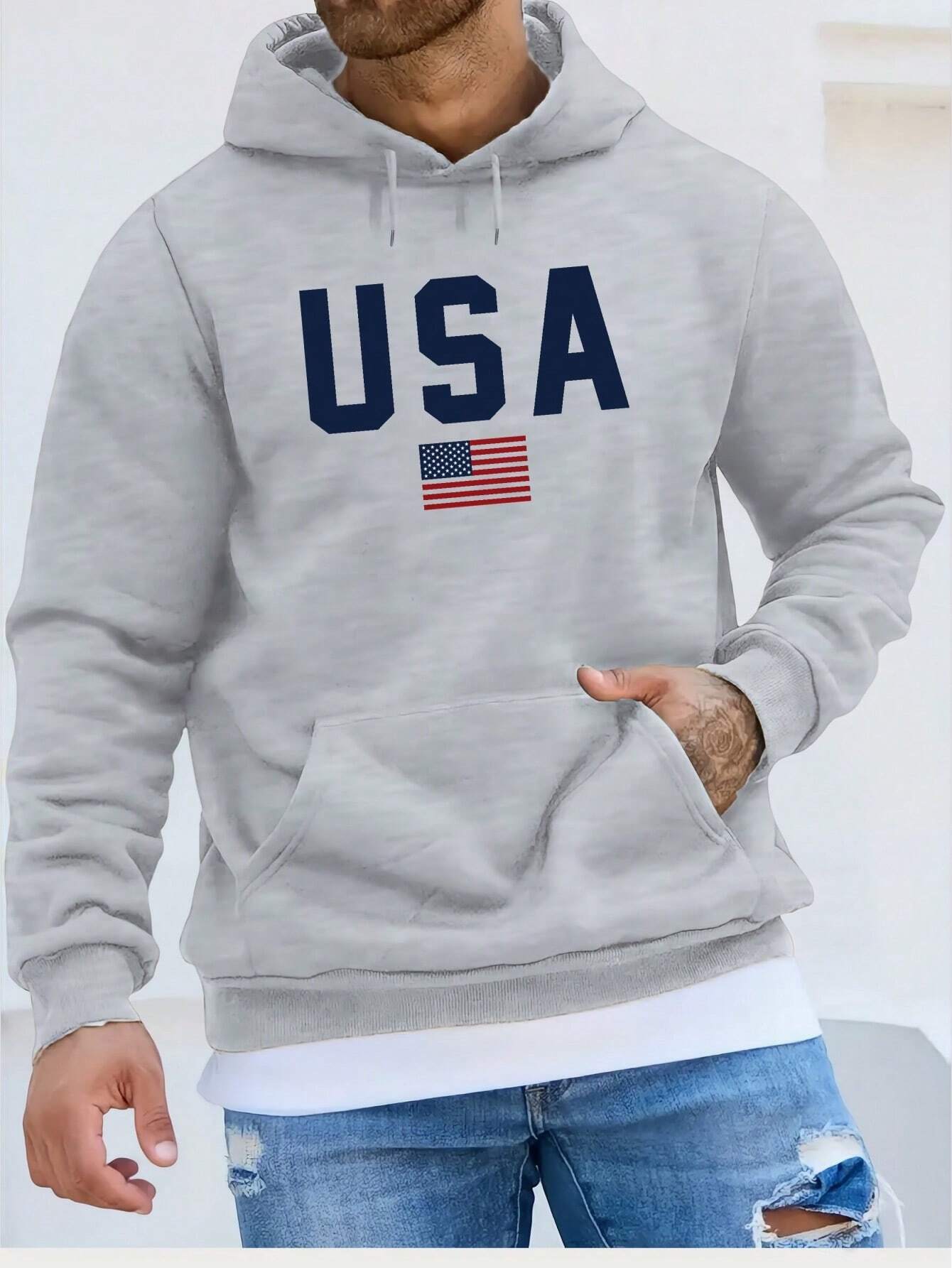 Infinity Series Men's Classic USA Hoodie