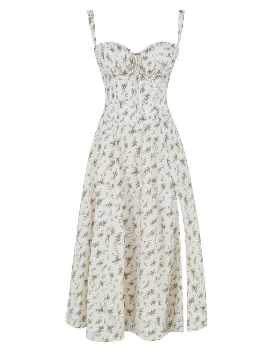 Bianca Milkmaid Midi Dress