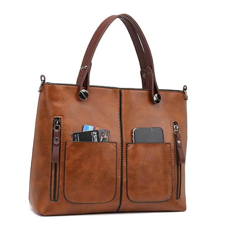 Shayna PU Leather Handbag