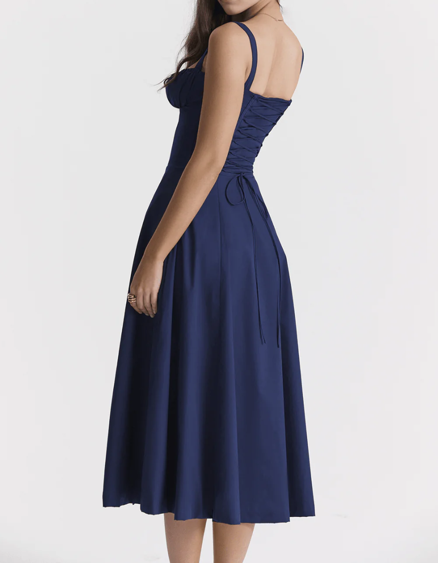 Bianca Milkmaid Midi Dress