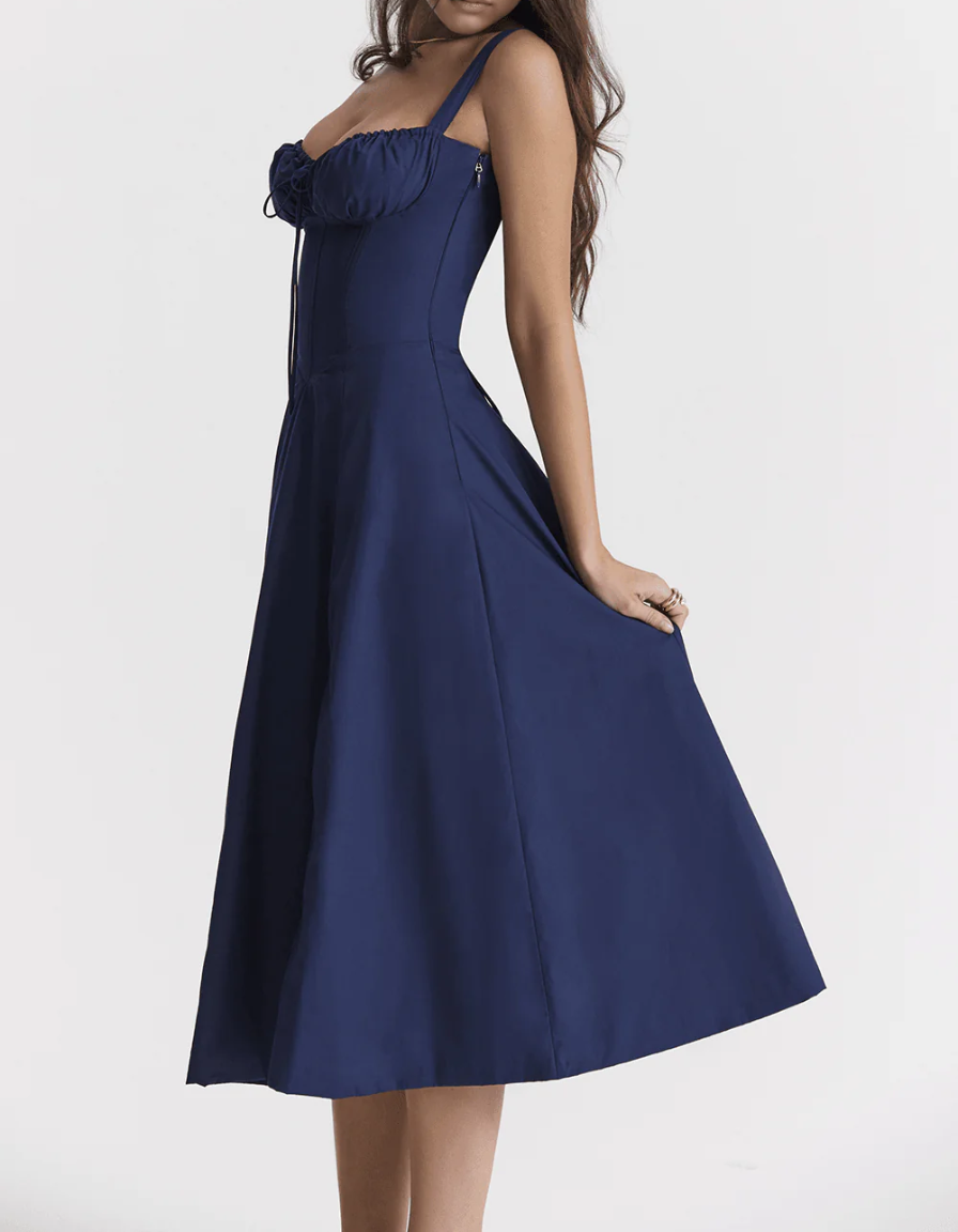 Bianca Milkmaid Midi Dress