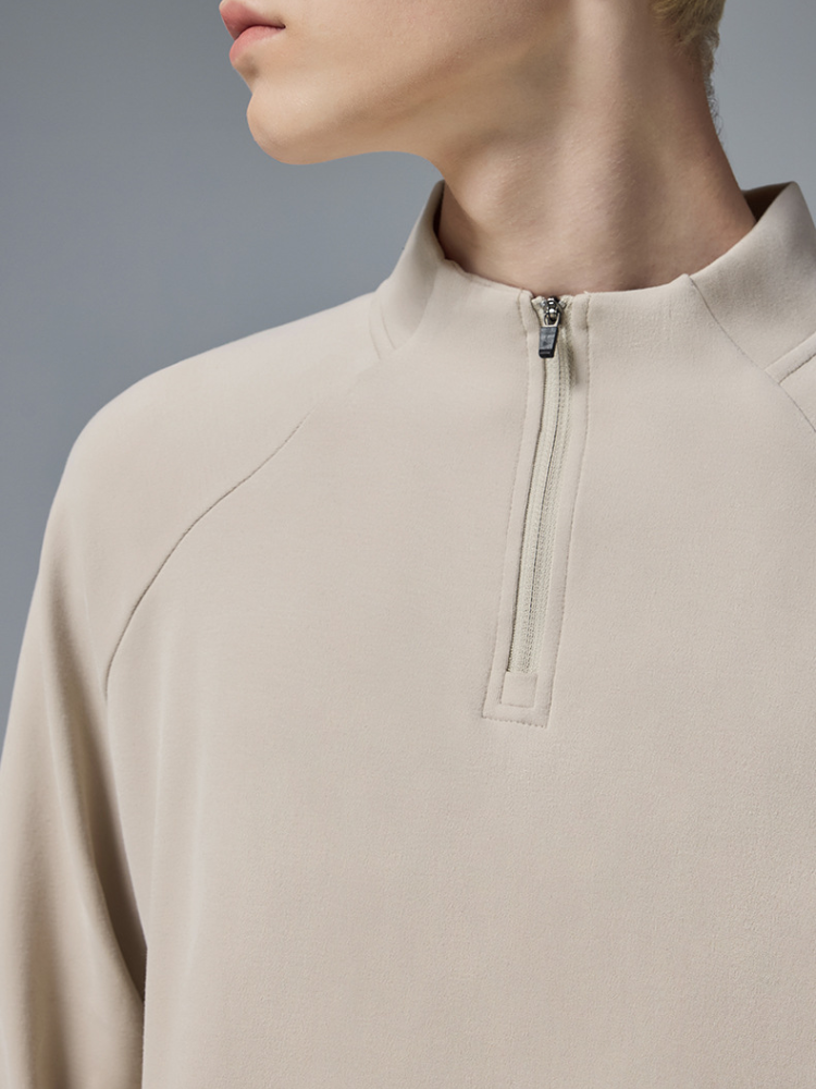 Double-sided Fleece Half-Zip Jumper