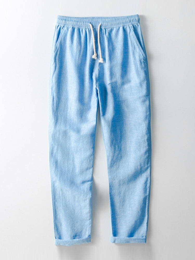 Azura Straight Leg Linen Pants