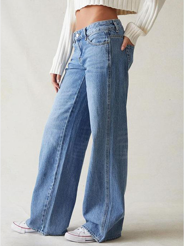 Medium Low Rise Baggy Jeans