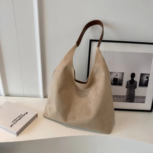 Azura Suede Tote Bag