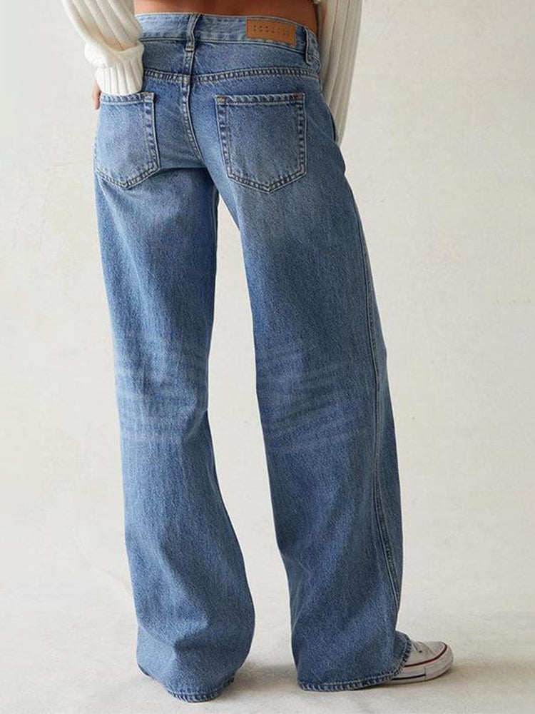 Medium Low Rise Baggy Jeans