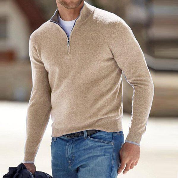 Minto Quarter Zip-Up Sweater