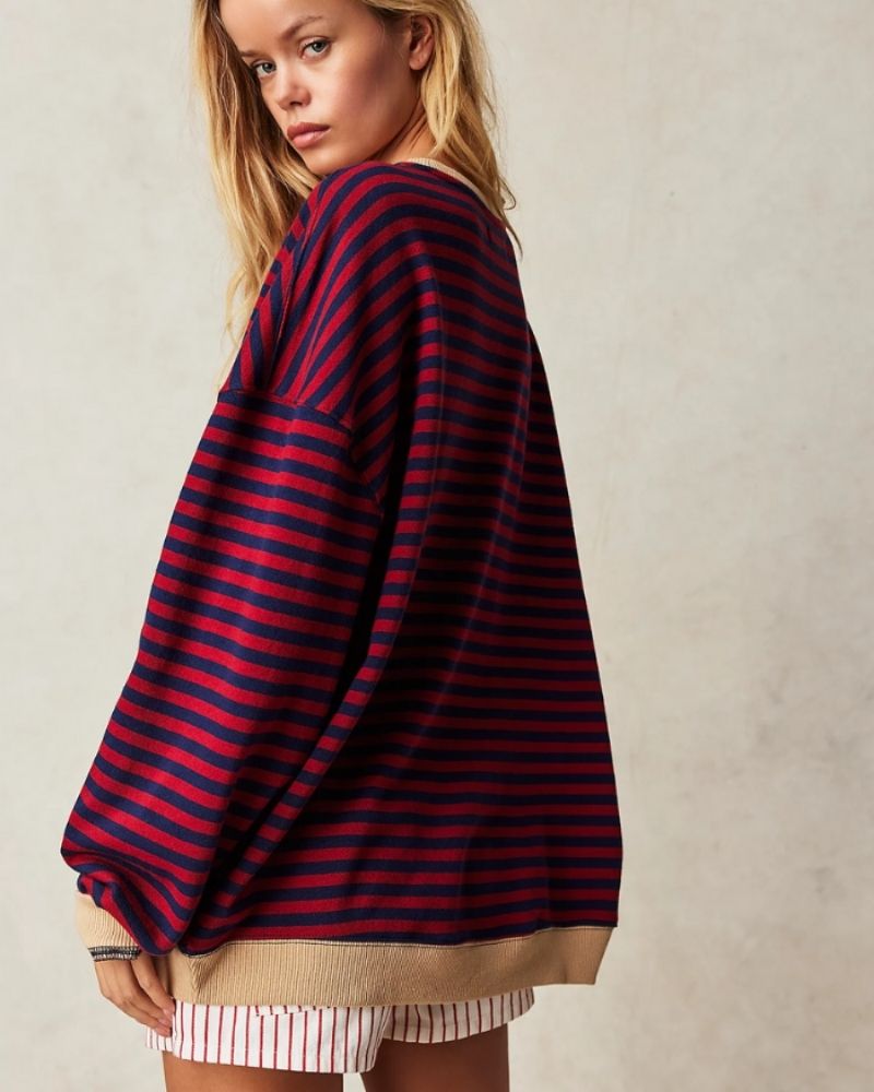 Lucy Oversized Striped Sweater