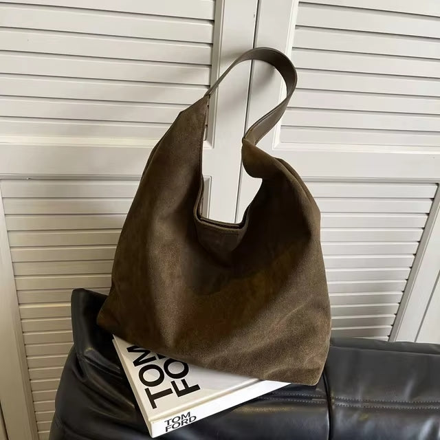 Azura Suede Tote Bag