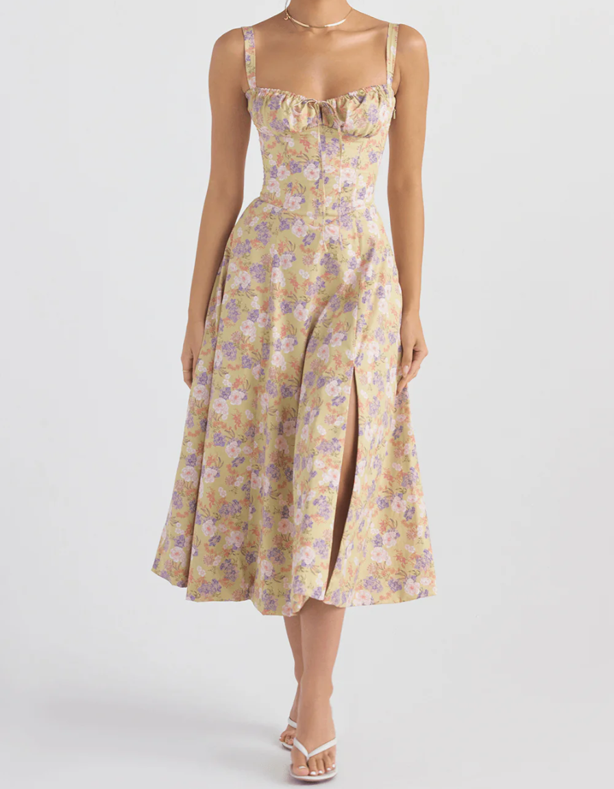 Bianca Milkmaid Midi Dress