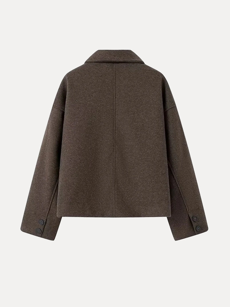 Doubl Faced Wool Blend Jacket