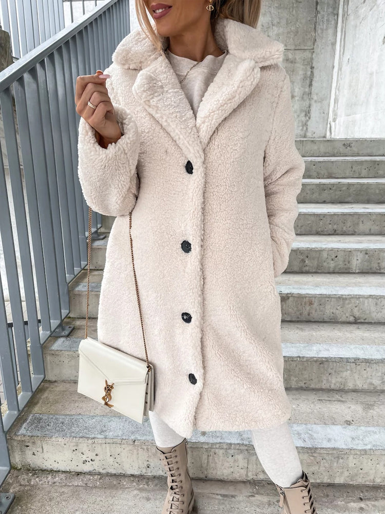 Azura Teddy Long Coat