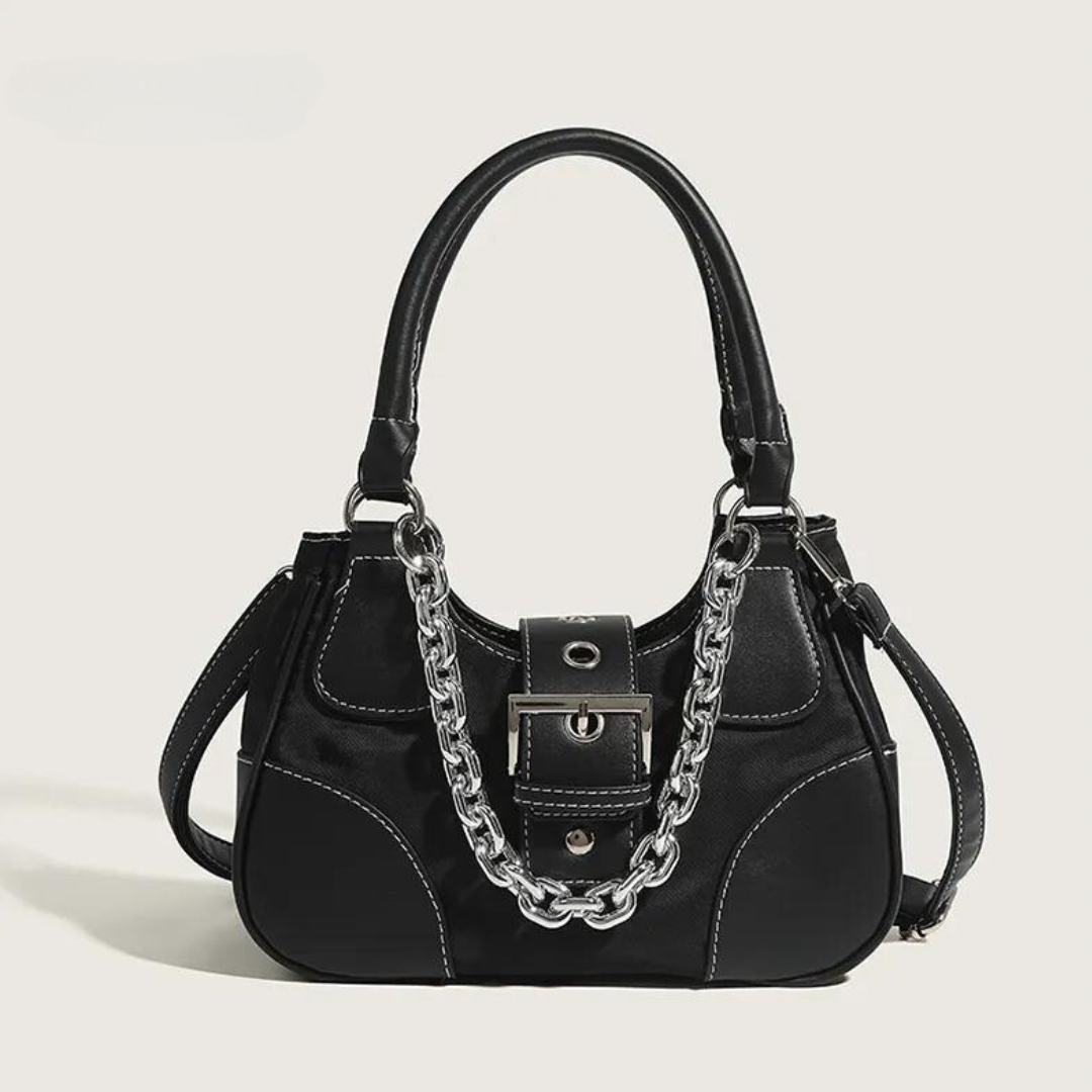 Mona Chained Leather Bag