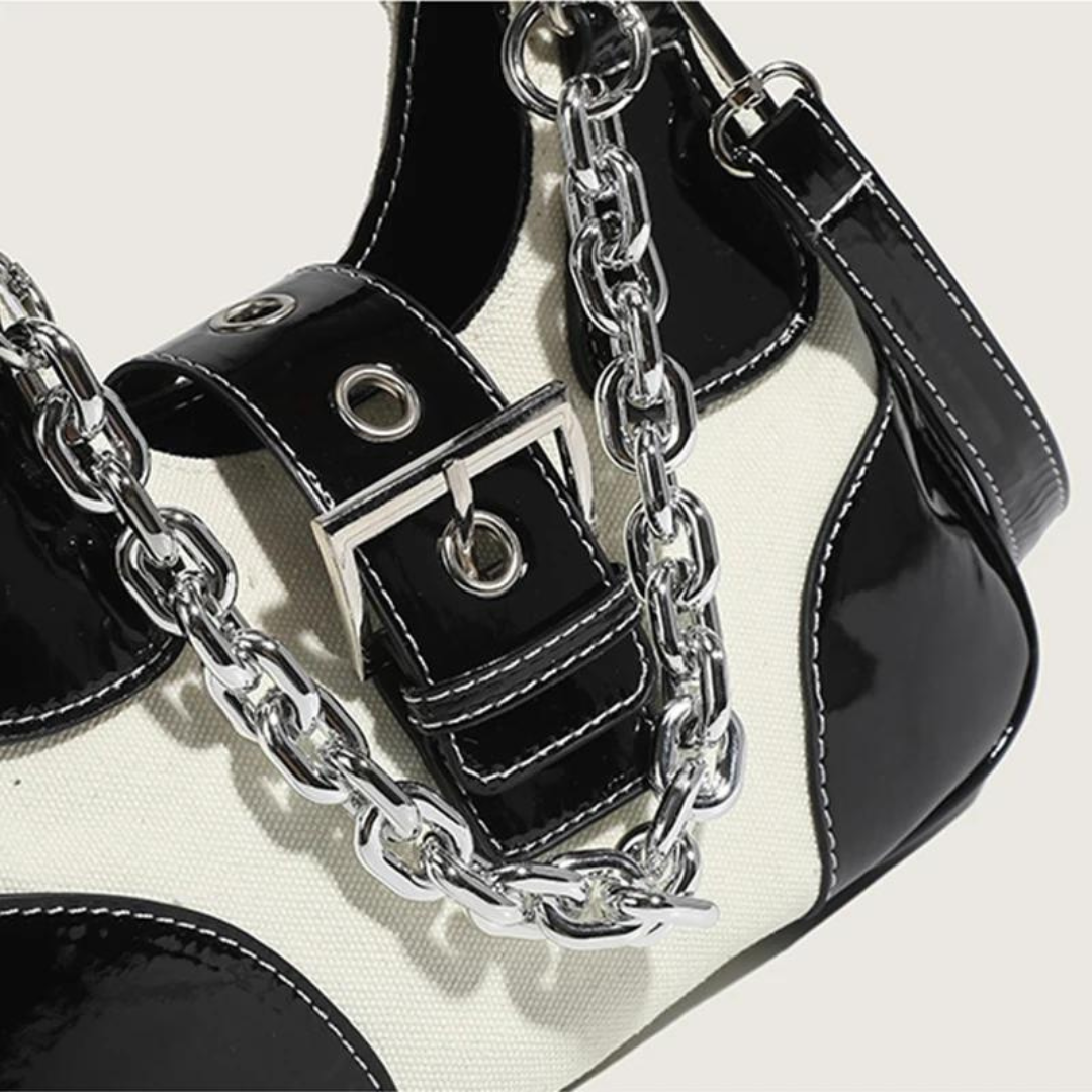 Mona Chained Leather Bag