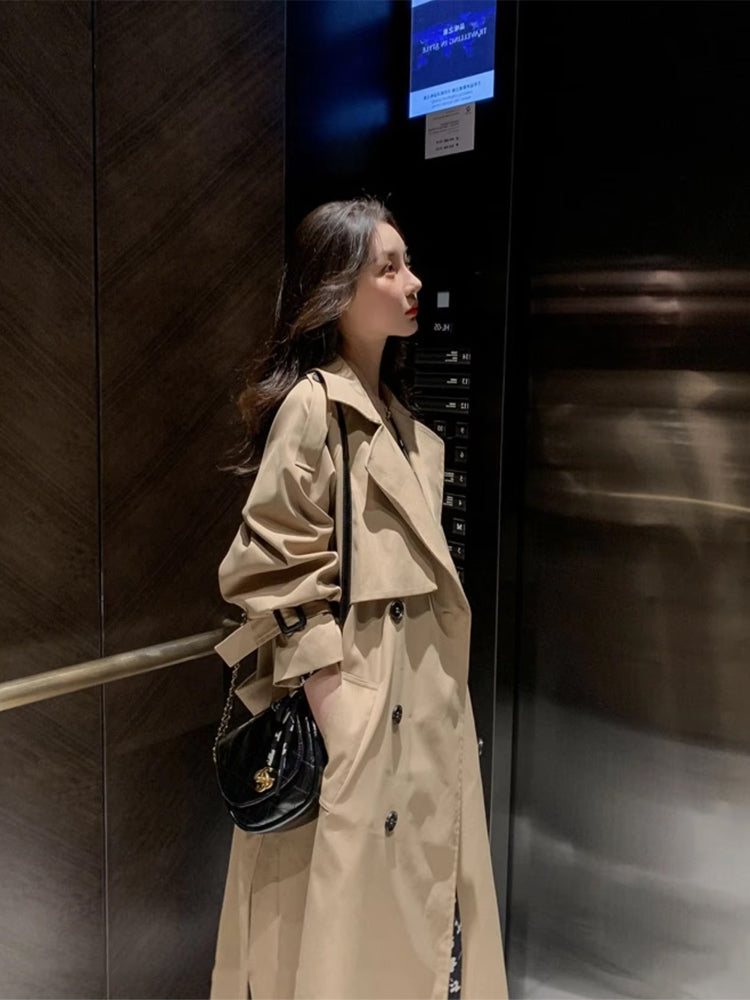 Classic Long Trench Coat