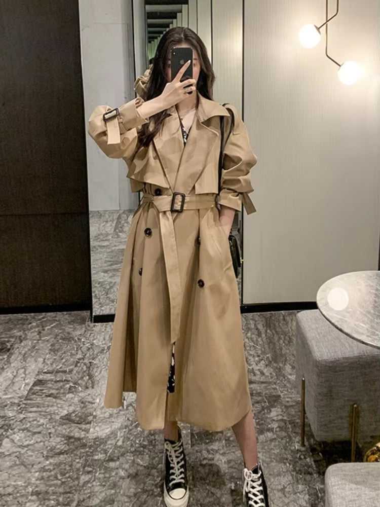 Classic Long Trench Coat