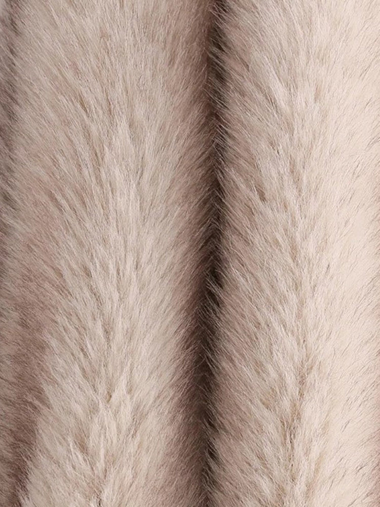 Cropped Faux Fur Jacket