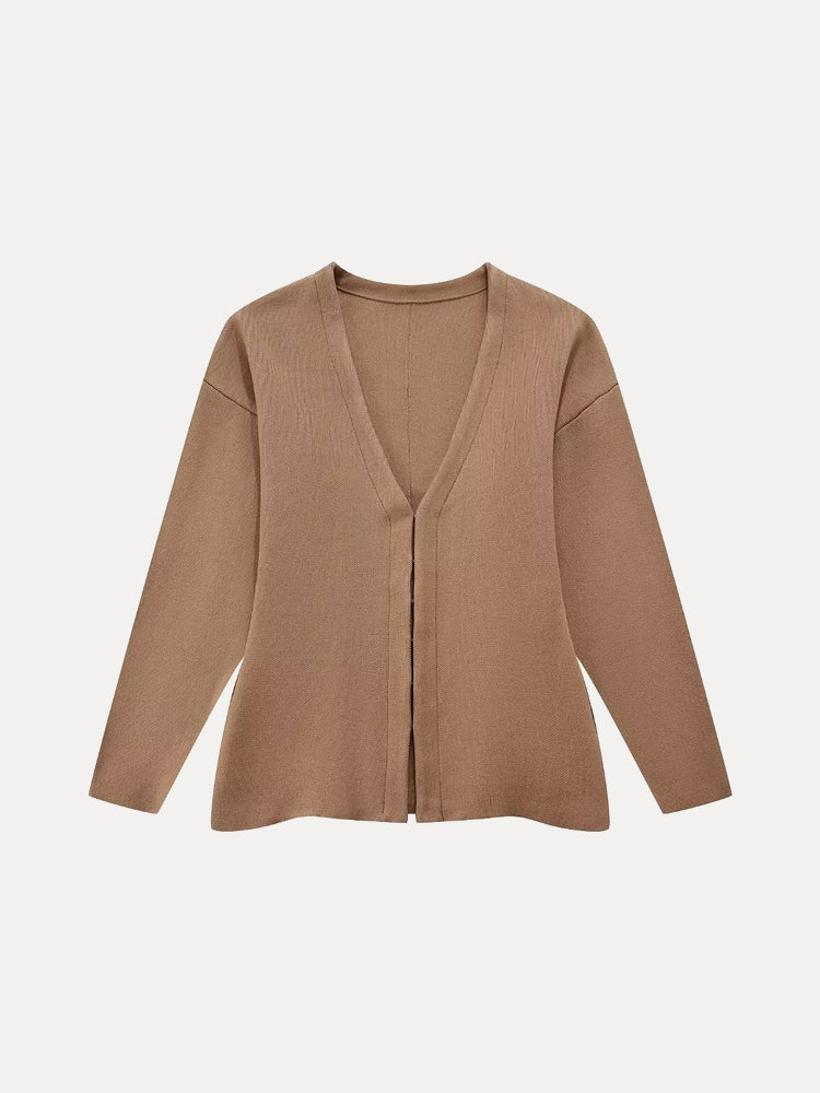 Ella Deep V-Neck Cardigan