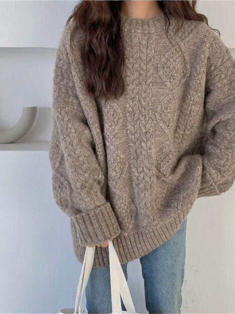 Lily Cable-Knit Oversized Sweater