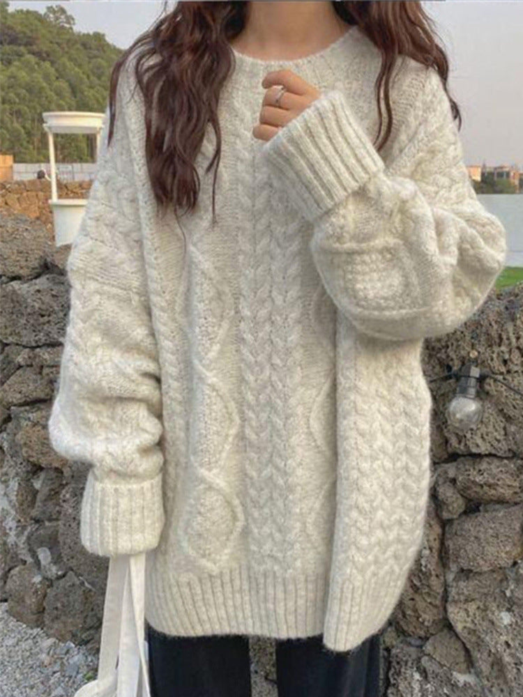 Lily Cable-Knit Oversized Sweater