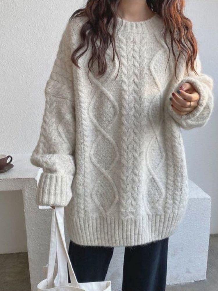 Lily Cable-Knit Oversized Sweater