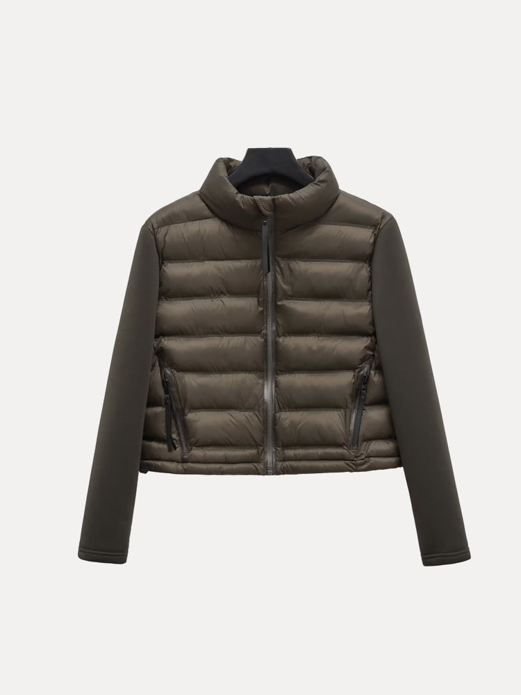 Lined Combination Puffer Jacket