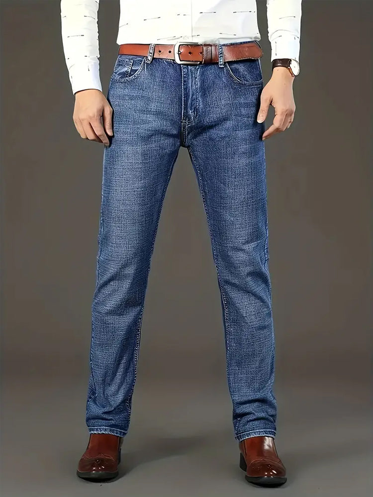 Anders Straight Leg High-Stretch Jeans