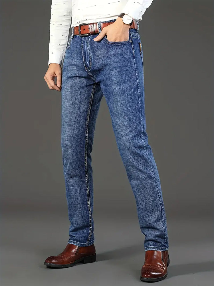 Anders Straight Leg High-Stretch Jeans