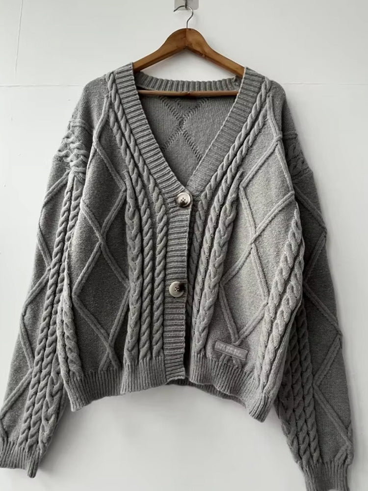 Mystic Embroidery Cardigan Sweater