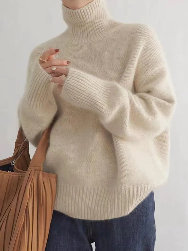 Olivera Relaxed Turtleneck Sweater