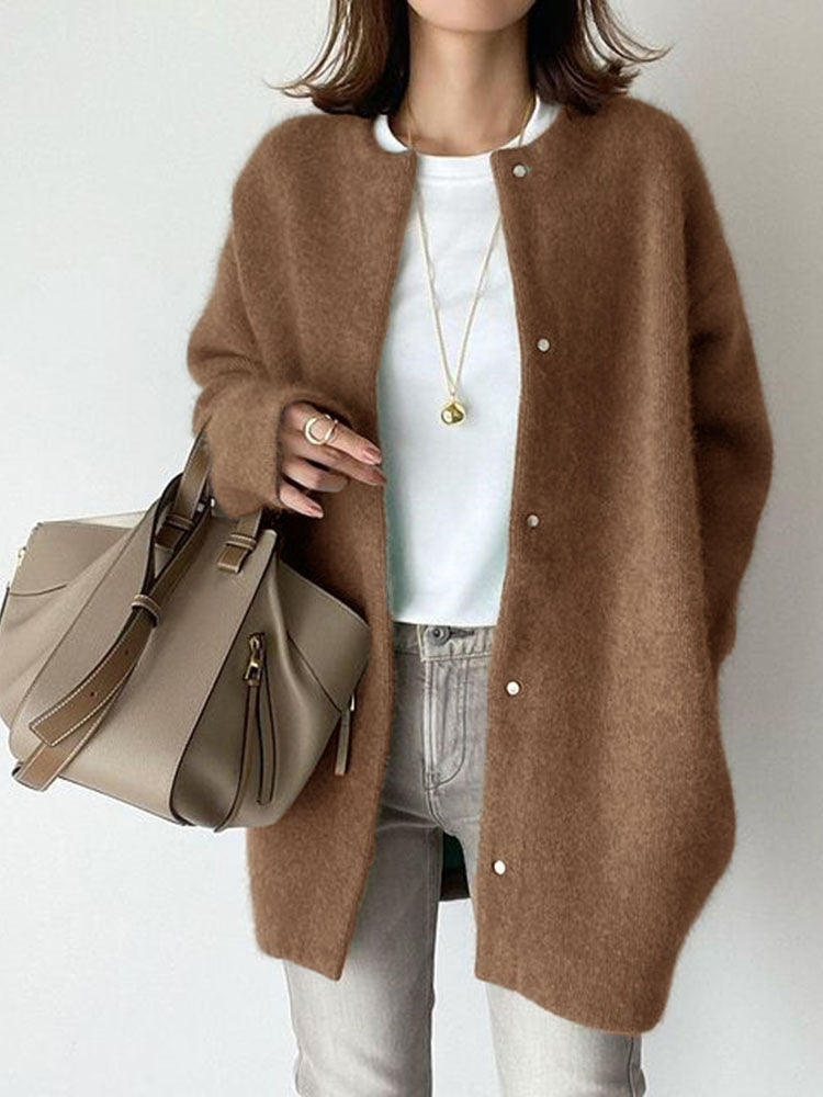 Relaxed Mid-Length Cardigan