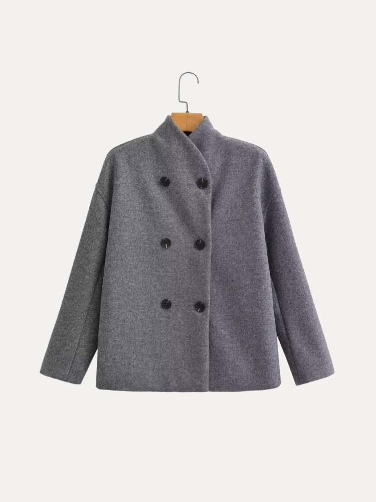 Rena Woolen Loose Coat