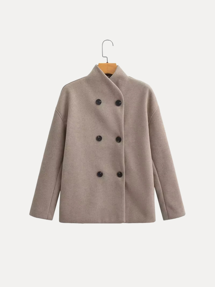 Rena Woolen Loose Coat