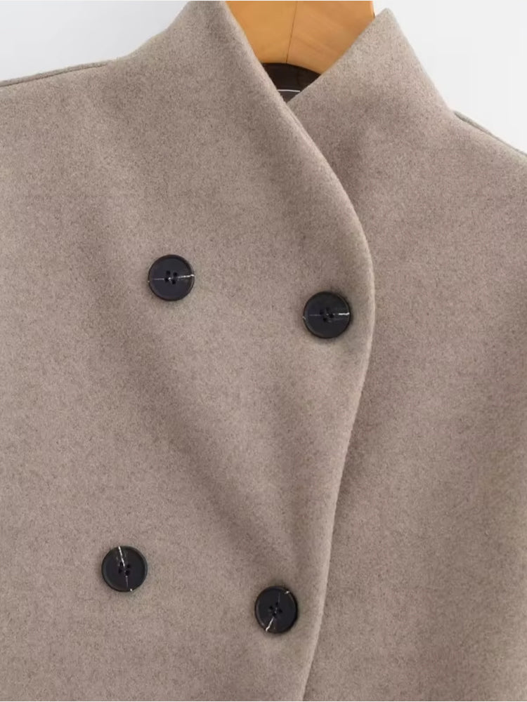 Rena Woolen Loose Coat