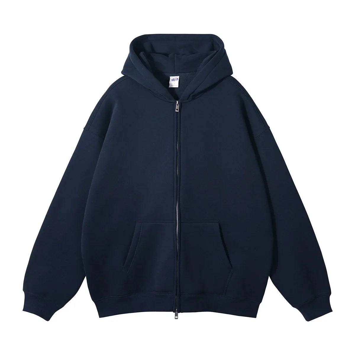 Fleece Double-Zipper Hoodie