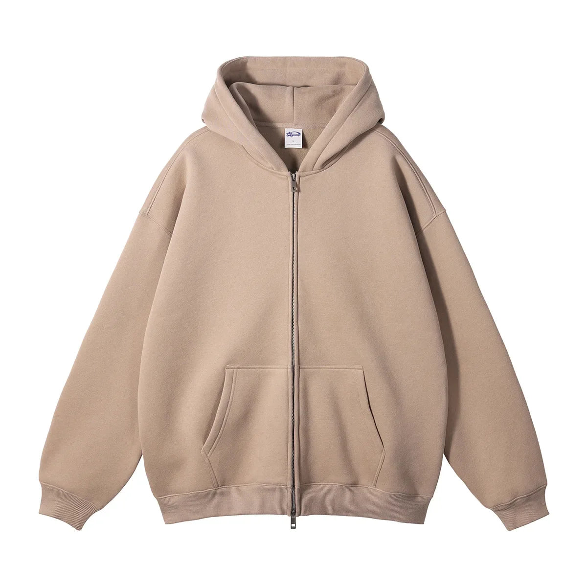 Fleece Double-Zipper Hoodie