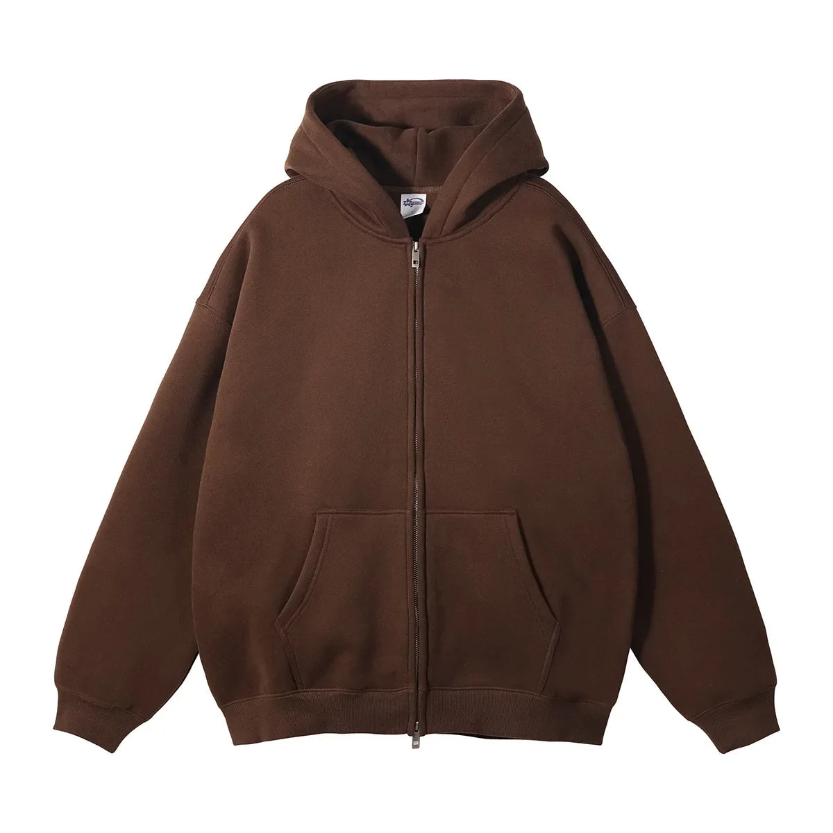 Fleece Double-Zipper Hoodie