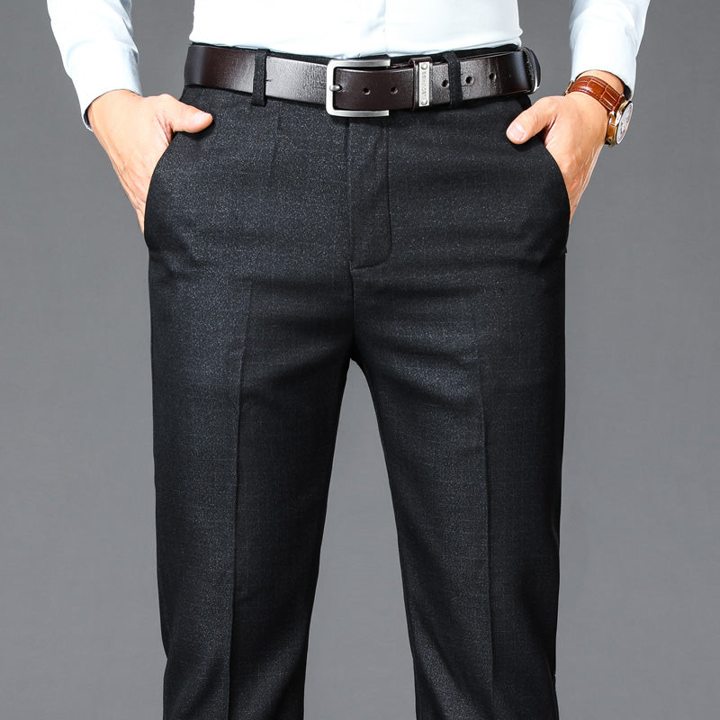 Omega Business Casual Straight Suit Trousers