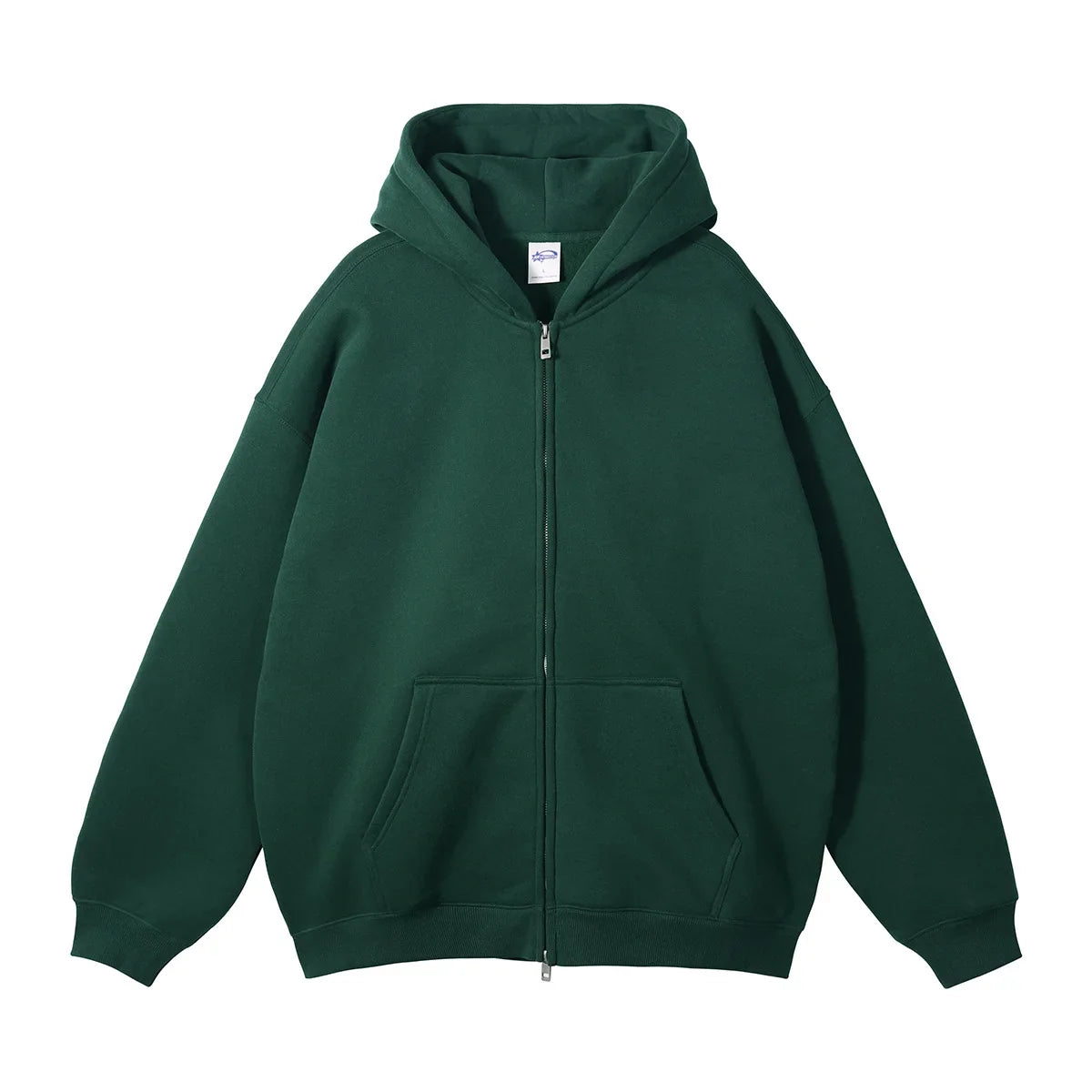 Fleece Double-Zipper Hoodie