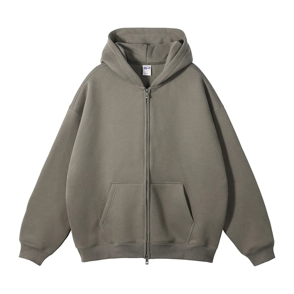 Fleece Double-Zipper Hoodie