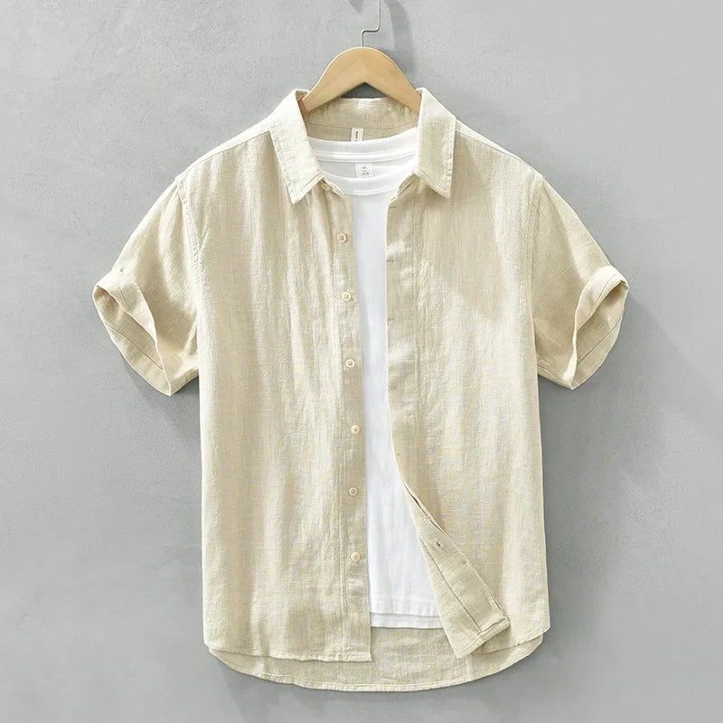 Aris Short Sleeve Linen Shirt