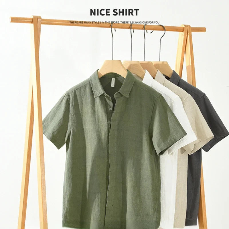 Aris Short Sleeve Linen Shirt