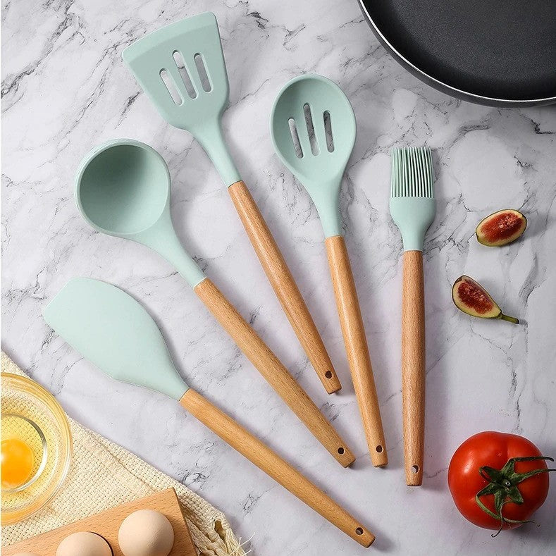 Azura 12-Piece Silicone Multi-Use Kitchen Utensil Set