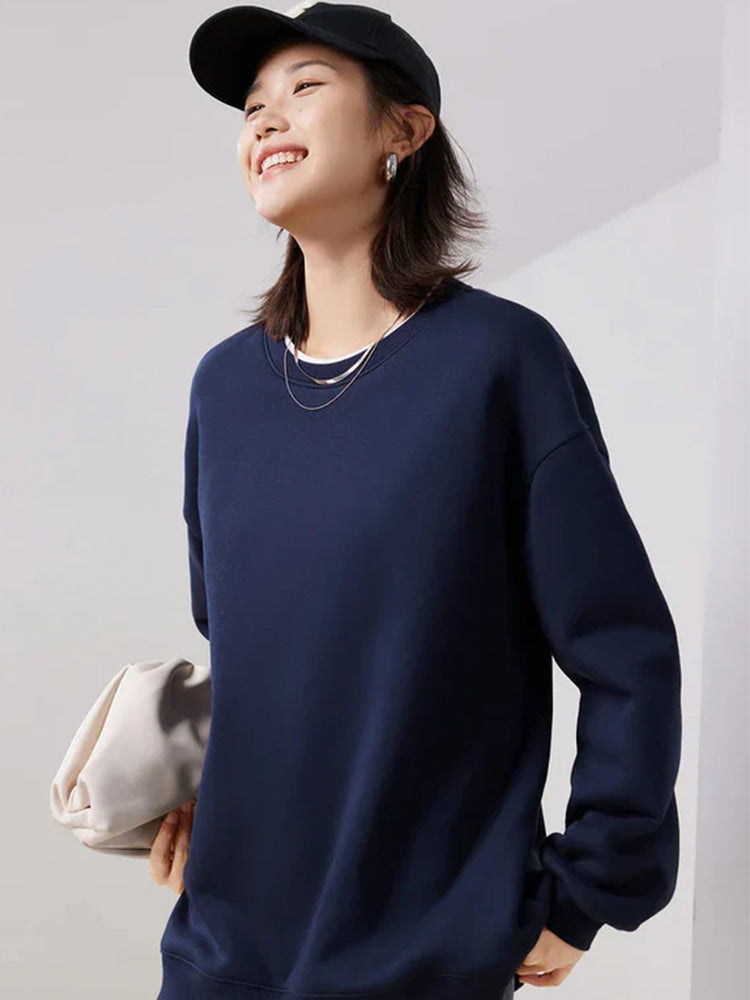 Jaya Round Neck Loose Sweatshirt