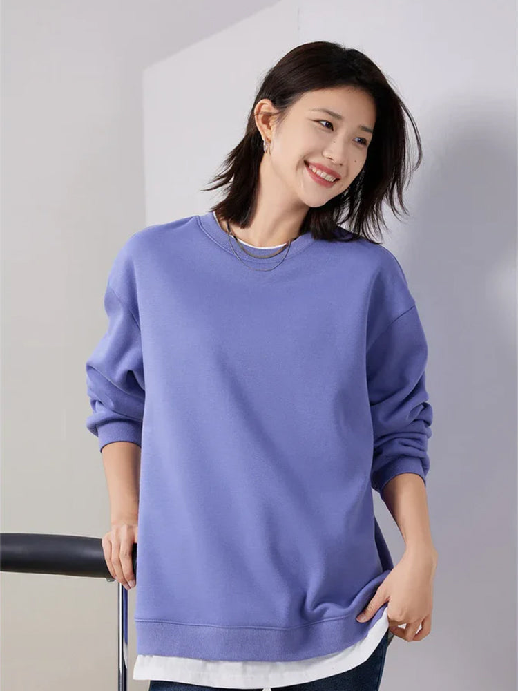 Jaya Round Neck Loose Sweatshirt