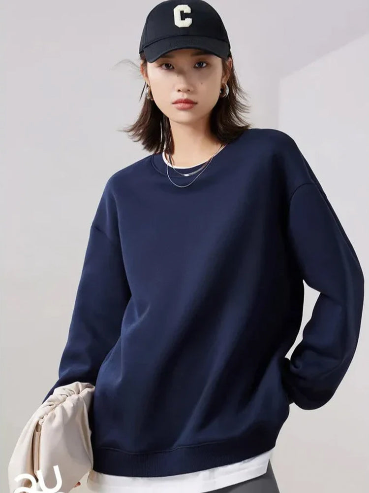 Jaya Round Neck Loose Sweatshirt