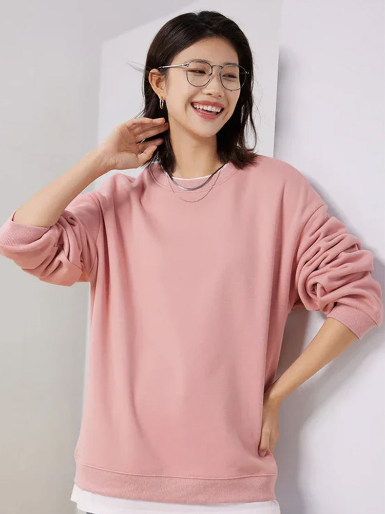 Jaya Round Neck Loose Sweatshirt